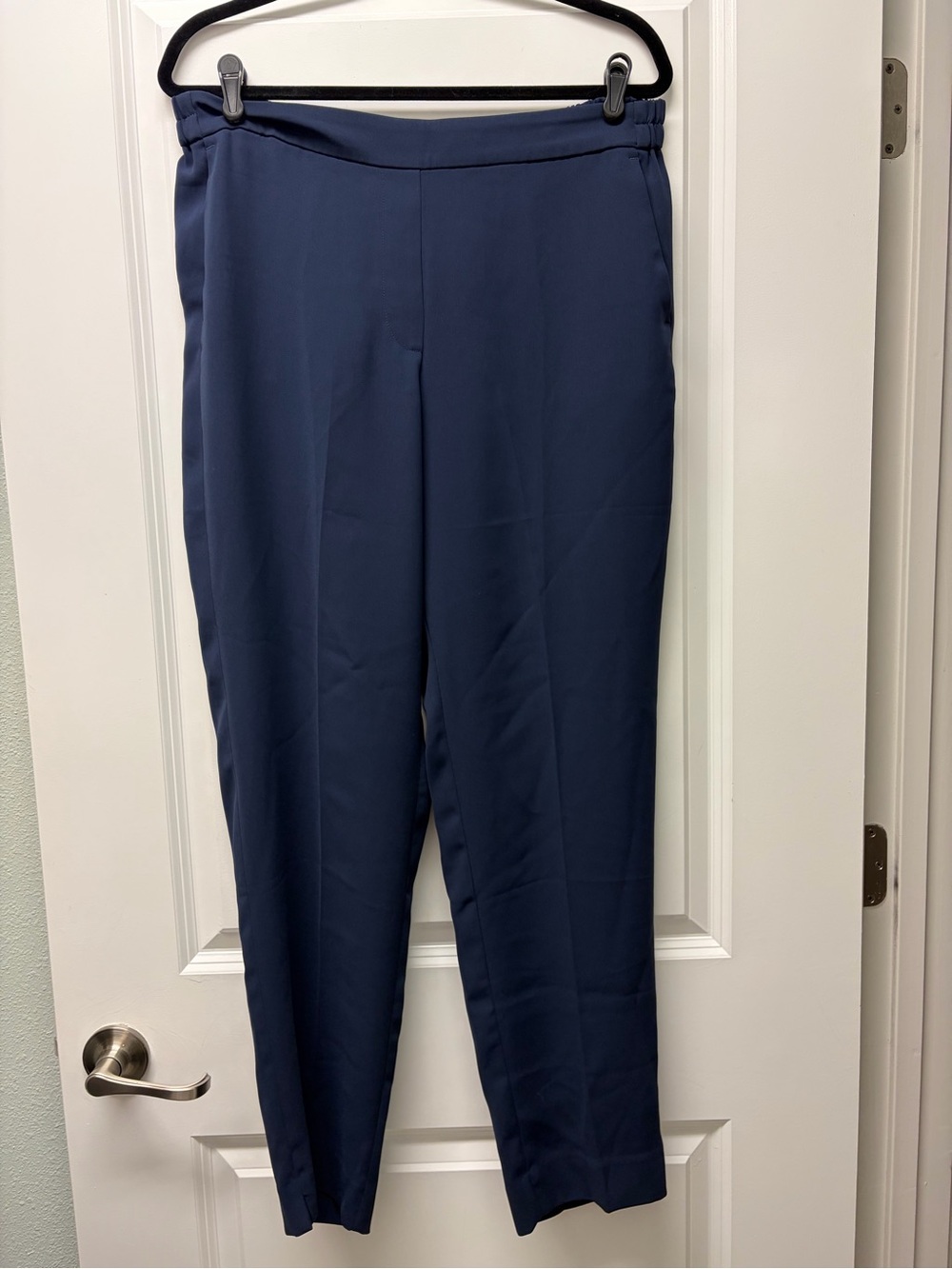 J. Crew Women's Navy Ankle-Length Straight Pants